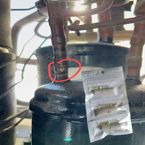 Air conditioning copper pipe crack repair glue refrigerator compressor pipe crack trachoma sealing glue anti-high pressure welding leak repair glue