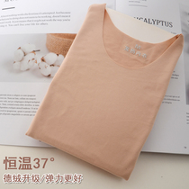 No-scratches warm underwear Women plus suede meatshirt Develvet fever autumntychoreography Jersey Undershirt Autumn winter