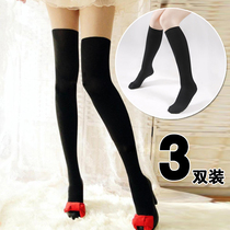 Spring and summer thin mid-tube socks Womens Korean version of tide socks Knee socks Japanese half socks College Korean style student stockings