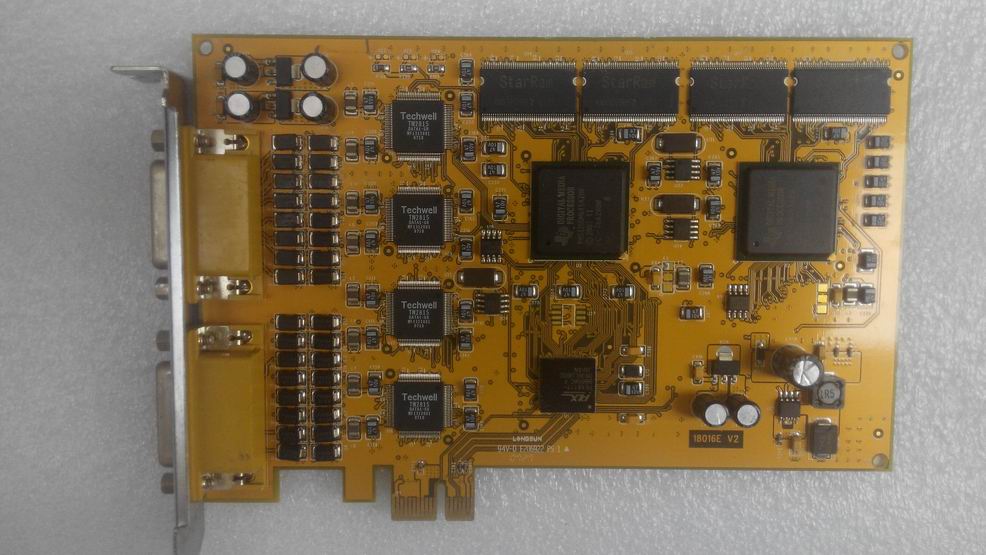 Original Hanbang DVR video compression card HB-18016E 18016E video capture card in good condition
