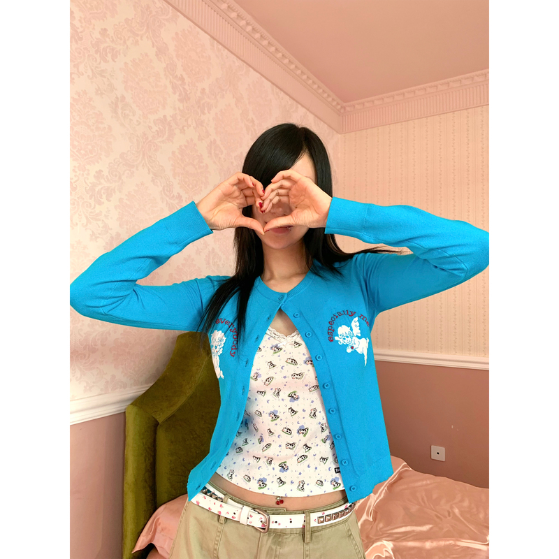Fourforty Angel Love Sweater Old Soul Needs to Love Itself Little Angel Sweater Cardigan Fourforty Angel Love Sweater Old Soul Needs to Love Itself Little Angel Sweater Cardigan