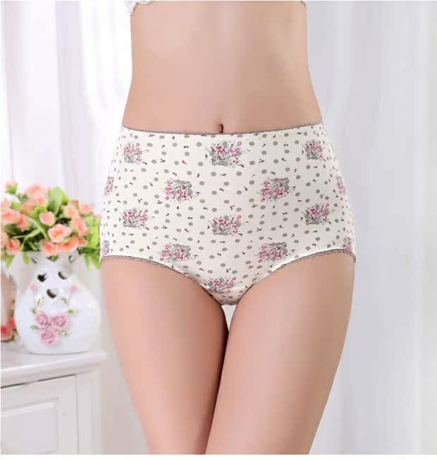 Đồ lót phụ nữ quần lót nữ đích thực cao eo tre sợi mềm túi thoáng khí hông căng kích thước lớn đồ lót phụ nữ quan lot nu cap cao
