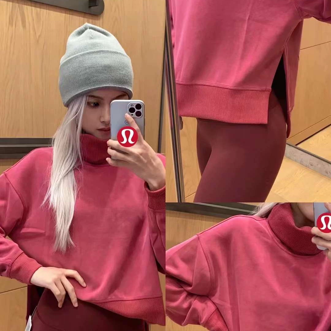 Покупка Lululemon Lulu SoftStreme водолазка Pullove Yoga водолазка