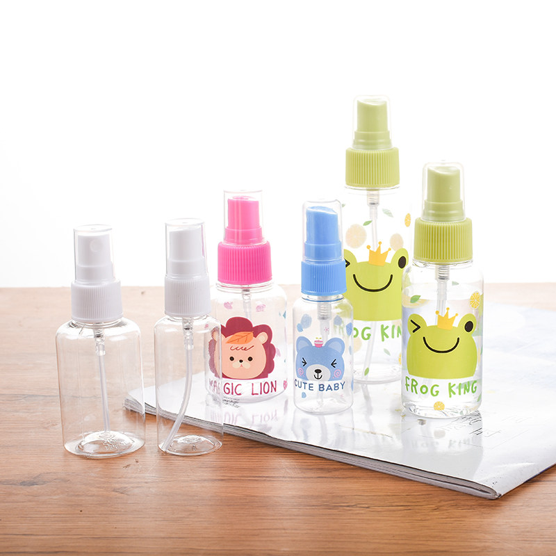 Color 100ml Makeup Small Spray Bottle Transparent Spray Pot Makeup Water Spray Bottle Portable Water Replenishing Fine Mist Spray Bottle-Taobao