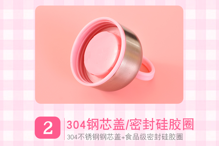 Dễ thương Mạnh Penguin Cup Dễ thương Big Belly Glass Portable Thermos Student Cup Xử lý Cup Rút dây thời trang ly nhựa uống nước