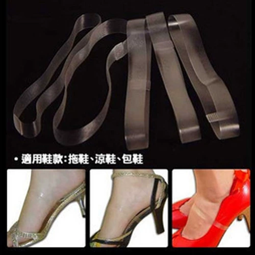 Невидимые шнурки для кожаной обуви, туфли, сандалии на высоком каблуке, шнурок-держатель, ремешок для ног