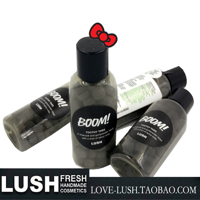 現貨新鮮英產lush Boom 黑炭木炭牙膏粒潔齒粒美白去牙漬去口臭