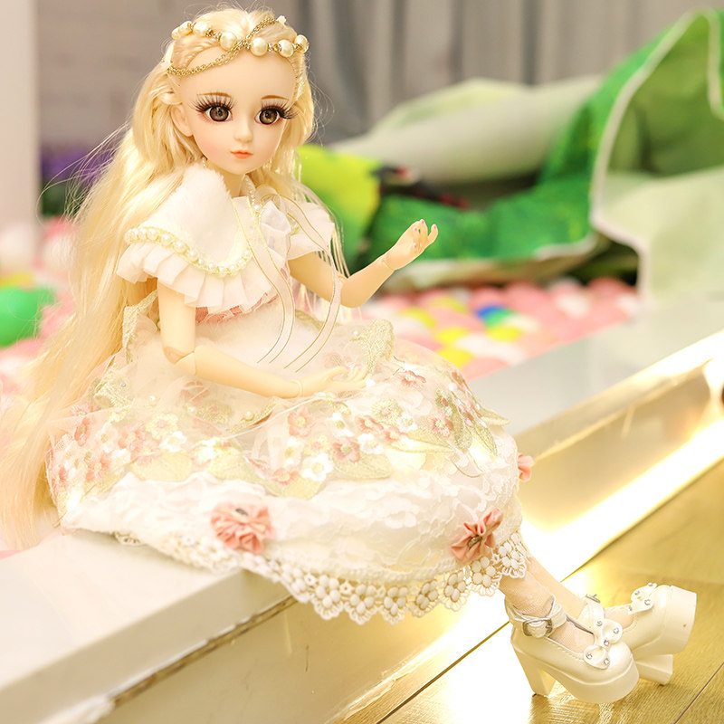 Princess Qian Qian Princess Yangdoll Large Mega Emulation Exquisite Gift Box Children Girl Single Suit Toy