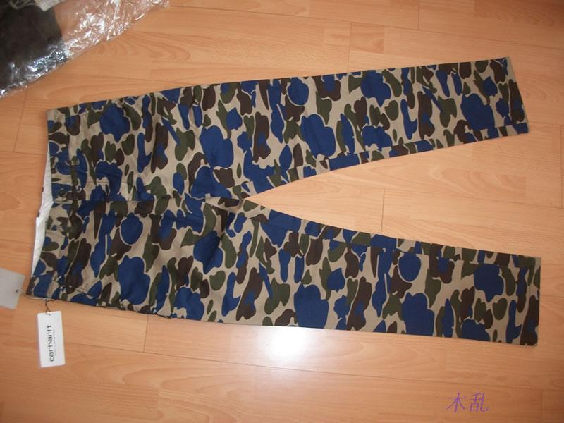 Authentic Carhartt Wip Workwear Fashion Brand Men's Camouflage Straight-Leg Pants I016448