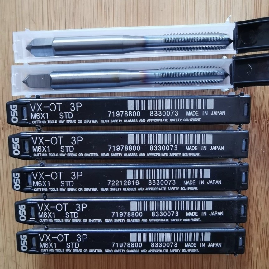 Japan OSG tungsten steel screw tapping VX-OT 3P M6x1 STD 833073 alloy straight groove screw tapping