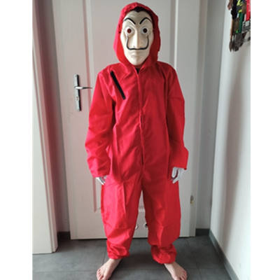 money heist La Casa De Papel Halloween cosplay costumes for children and adults