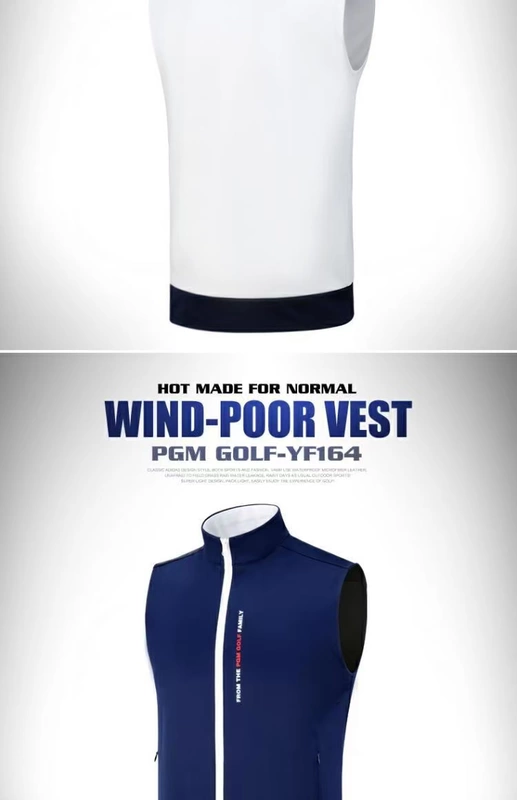 Áo vest nam PGM vest nam mùa thu đông giá để gậy golf