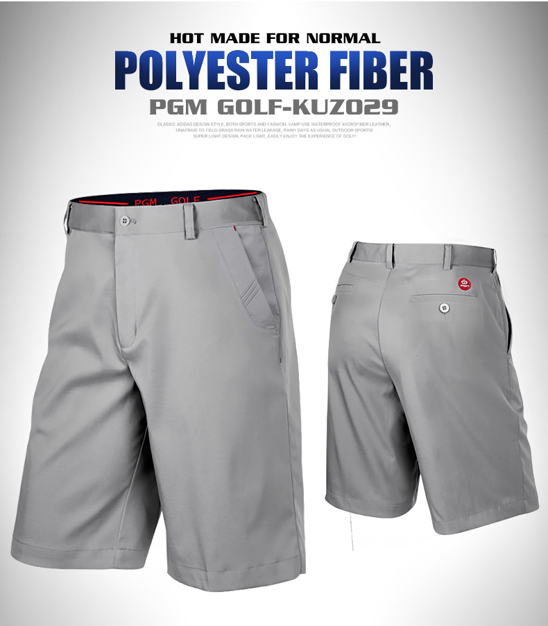 2018 mới! PGM golf quần nam mùa hè bóng quần quần short golf đàn hồi cao phù hợp với thở găng tay chống nắng cao cấp