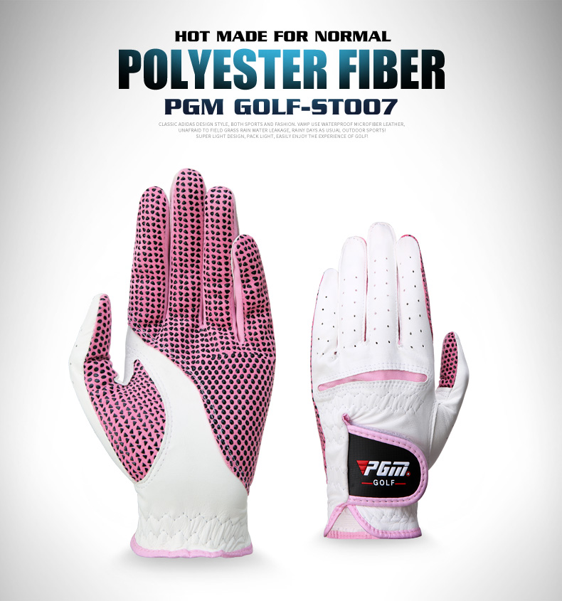 [Ultra-low price] PGM găng tay golf chính hãng nữ mô hình mặc không trơn trượt bảo vệ da cừu đôi găng tay 	giá 1 quả bóng golf