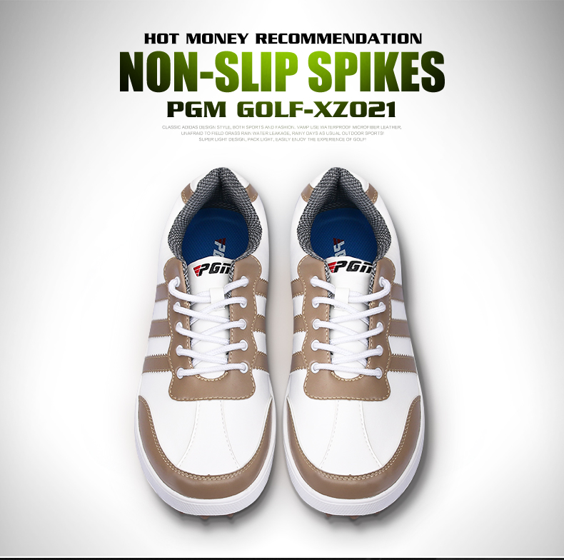 Siêu nhẹ và siêu mềm! PGM giày golf nam giày không thấm nước Adi gió giày thường bo gay golf