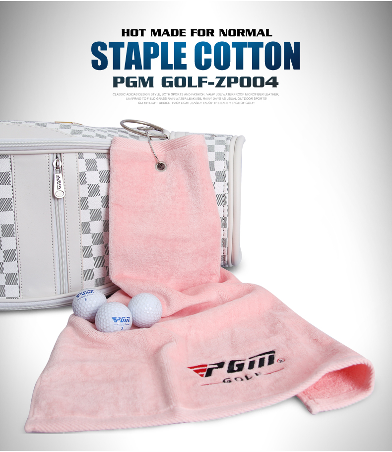 Khăn bông PGM khăn golf chính hãng nhiều màu bộ gậy đánh golf nữ
