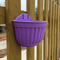 Gardening round creative movable adhesive hook courtyard flowerpot hanging hanging pot hanging plastic
