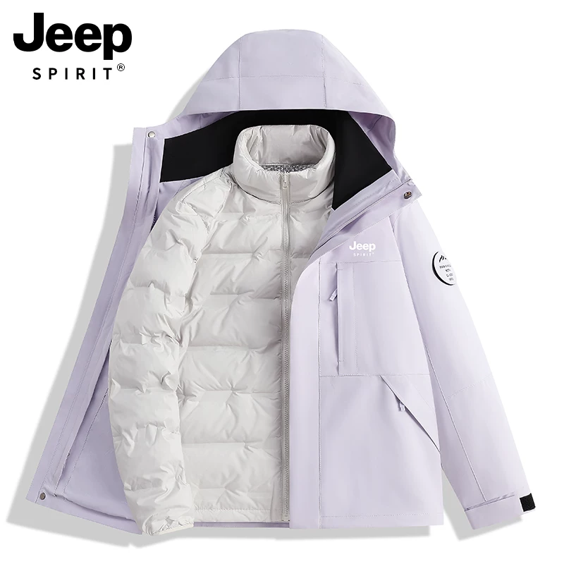Демисезонная лыжная куртка-пуховик JEEP SPIRIT, три в одном