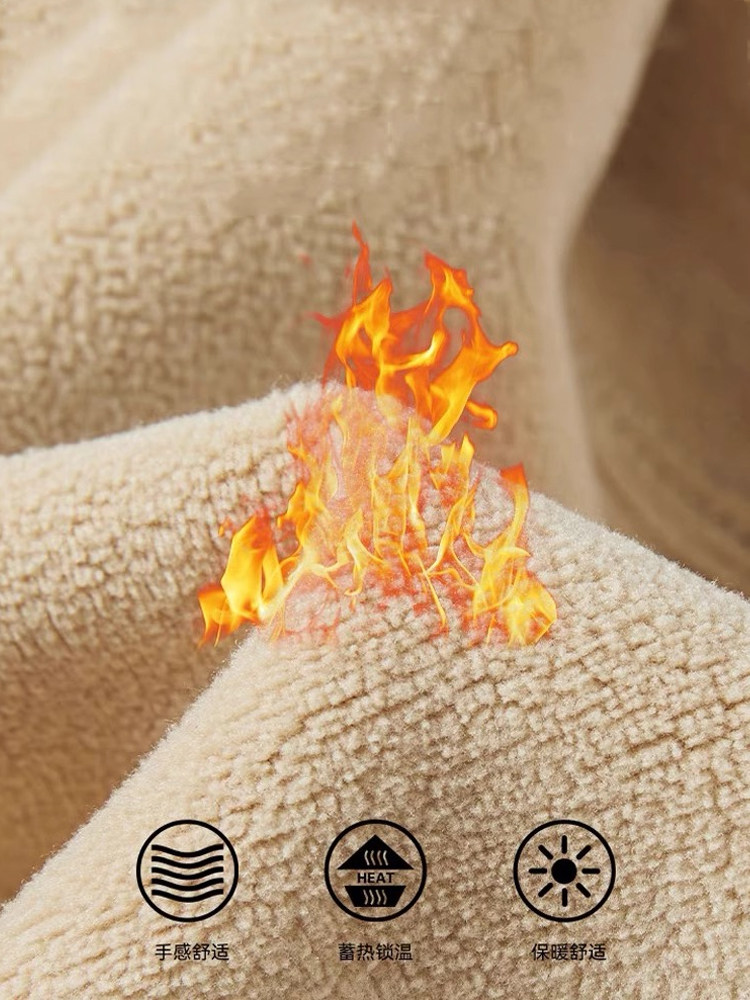 Jeep Fleece-Lined Thick Softshell Pants for Men, Autumn and Winter, Windproof for Skiing, Mountaineering, Workwear, Sports and Casual Long Pants for Women