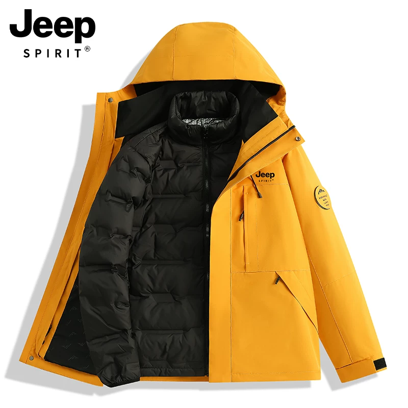 Демисезонная лыжная куртка-пуховик JEEP SPIRIT, три в одном