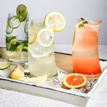 ins net celebrity glass Restaurant juice cup Smoothie cup Specialty cold drink cup Milk tea cup Bubble water cup