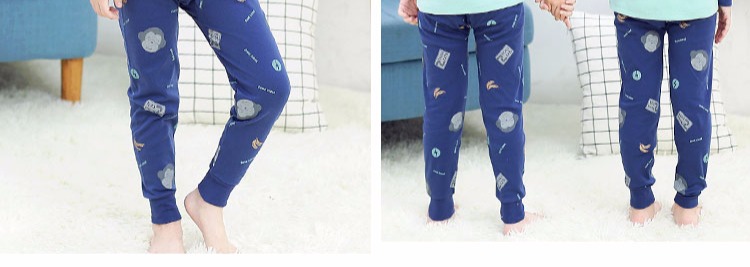 Bộ đồ lót cotton mùa thu và mùa đông cho bé gái Đồ lót cho bé gái Đồ lót cotton mùa thu quần dài phần mỏng shop trẻ em