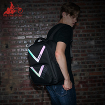 Fitness backpack mens casual mens multi-functional business travel bag Fashion trend wet and dry separation sports backpack