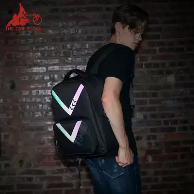 Fitness backpack men's casual men's multi-function travel bag fashion trend dry and wet separation Sports Backpack