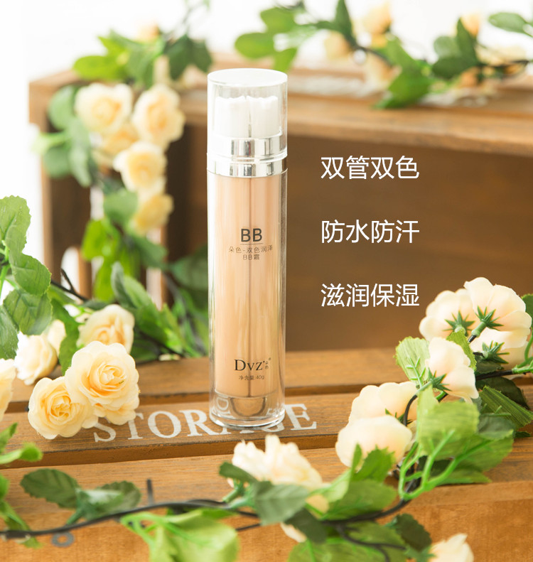 Bộ đếm màu sắc chính hãng cushion BB cream double tube đôi màu cc cream dưỡng ẩm che khuyết điểm cc stick mỹ phẩm full set kem bb the face shop