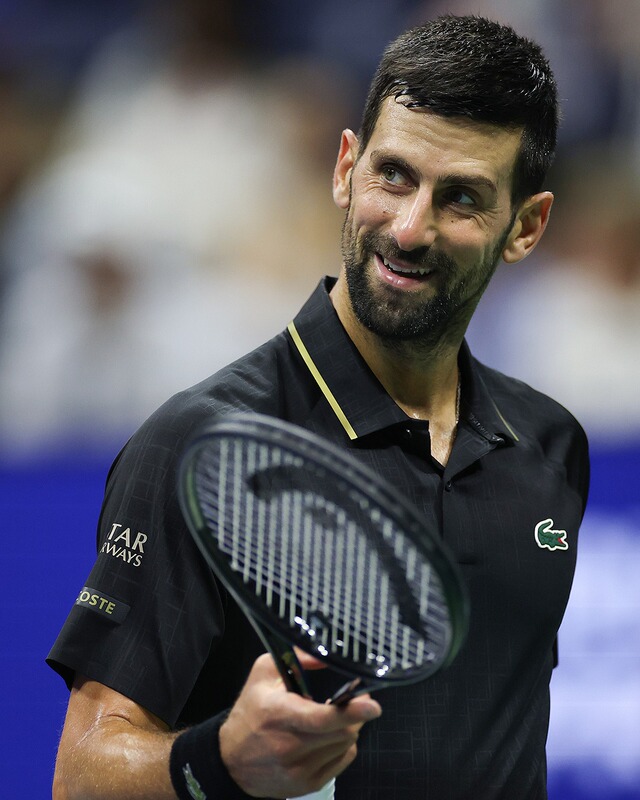 Lacoste/French Alligator Brand. In-Stock Items Are Non-Returnable. Djokovic Us Open 25 Black and Gold Series Jersey Lacoste/French Alligator Brand. In-Stock Items Are Non-Returnable. Djokovic Us Open 25 Black and Gold Series Jersey