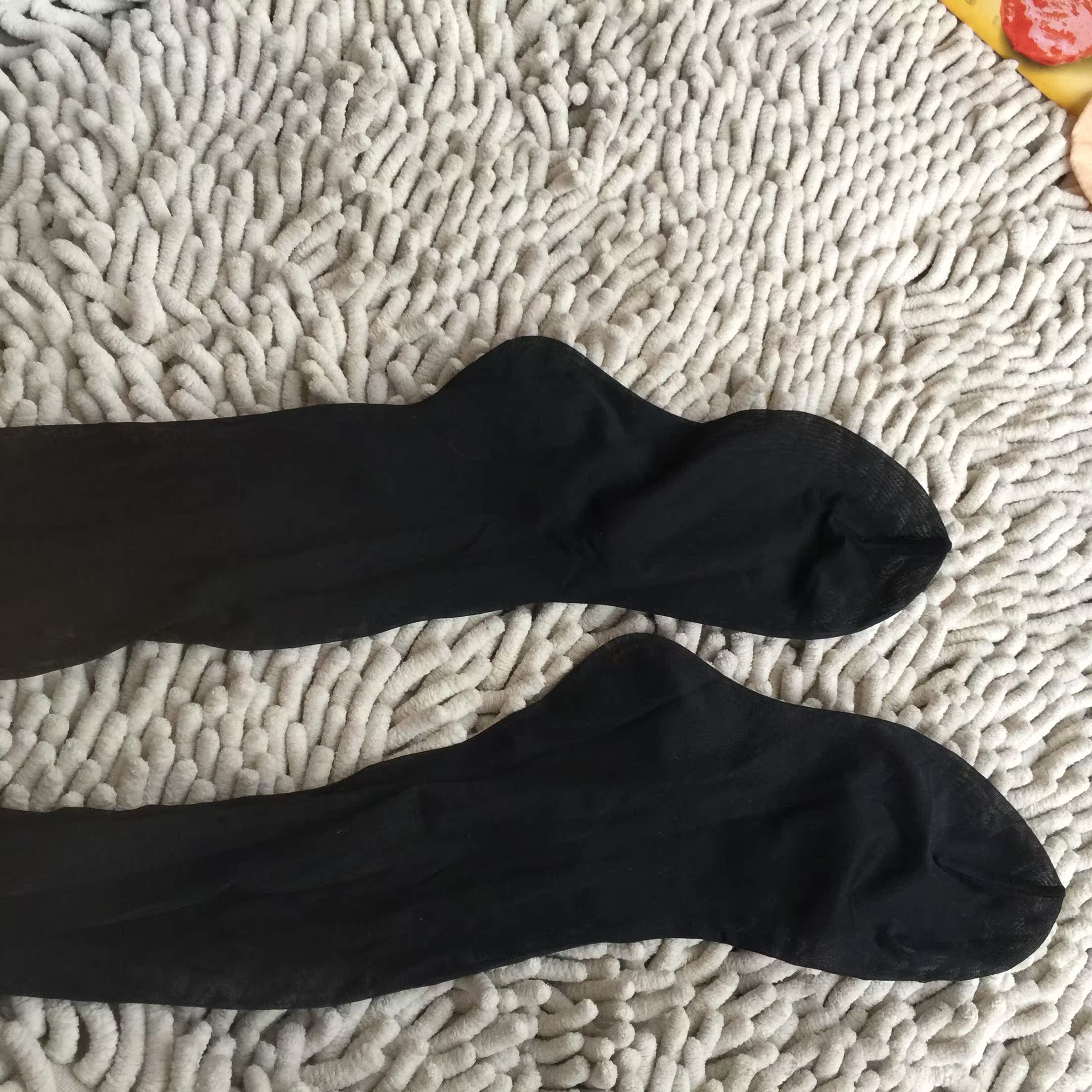 Phiên bản mở rộng T pantyhose quần lót vô hình cored lụa liền mạch vớ siêu mỏng trong suốt với loại vớ chống trượt chân vớ chân