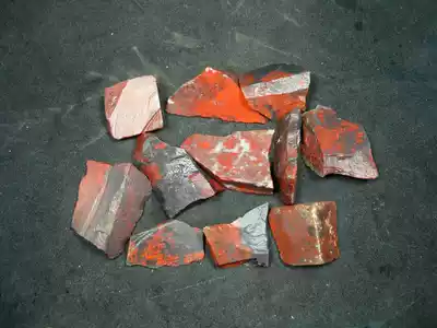 Mineral specimen Crystal strange stone head ornamental geology teaching Rock natural Guilin Bloodstone chicken blood jade raw material