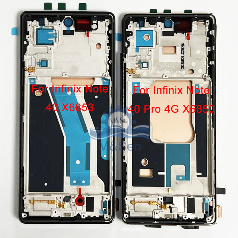 Suitable for Transsion Note40S/ Note 40 Pro/ Note 40 4g 5g Original Screen Assembly with Frame