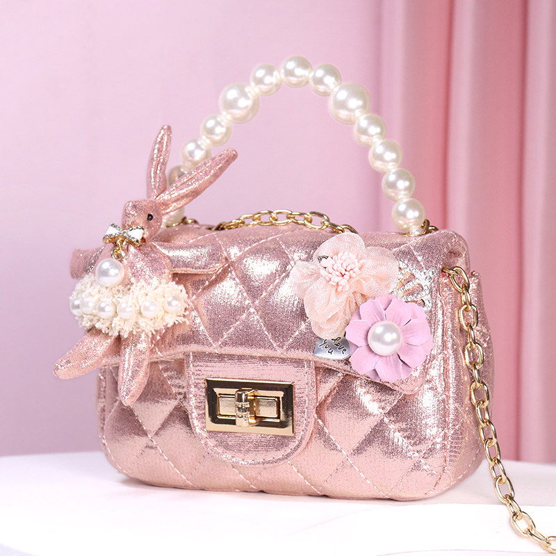 Children's bag princess messenger bag little girl 2021 fashion shoulder bag little girl summer cute small shoulder bag trendy