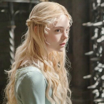 Wig female long curly hair big wave wig case round face Golden long hair high temperature silk whole wig set