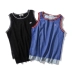 Mùa hè 2018 mới vest nam và nữ thủy triều thể thao rộng rãi cotton giả áo thun hai dây không tay đôi áo khoác Han áo khoác mùa hè nam Áo vest cotton