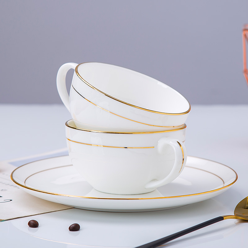 Milk cup jingdezhen pure white see ipads porcelain coffee cup early small pure and fresh and ceramic tea oatmeal for breakfast