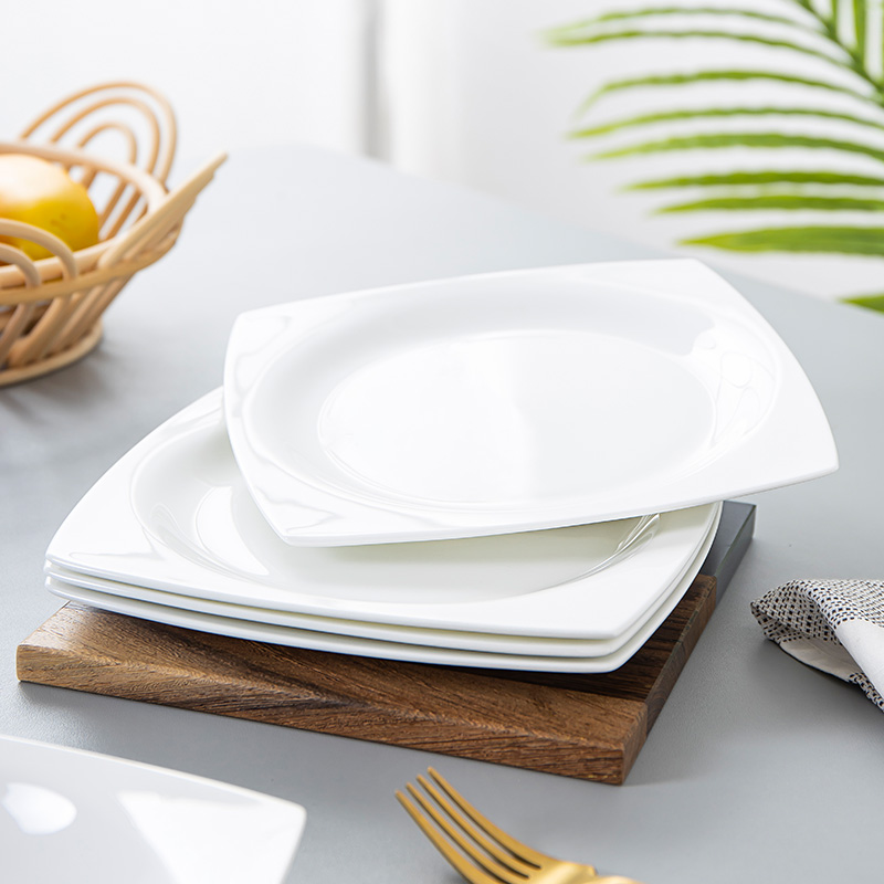 Jingdezhen ipads China and western food and tableware Japanese - style square plate cake plate are rectangular plates plate ceramic 0