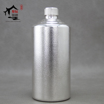 999 pure silver wine bottle ornament portable wine bottle portable snowflake silver handmade household sterling silver wine storage wine bottle
