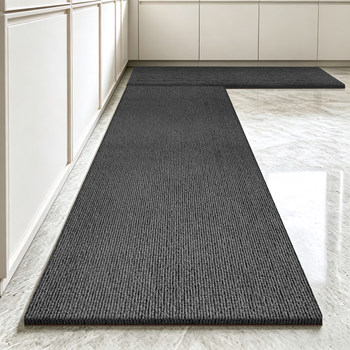 Oil-proof, anti-slip, no-wash, cuttable floor mat for kitchen