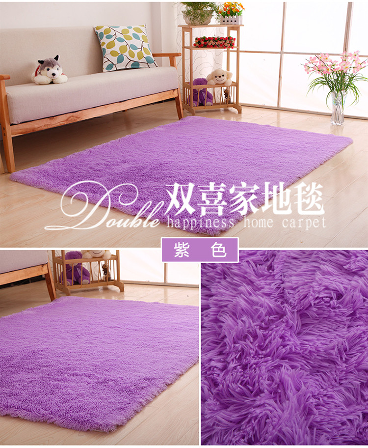 Phòng khách nhà thảm lụa phòng ngủ cạnh giường sofa hình chữ nhật có thể được tùy chỉnh phòng đầy đủ thảm thảm nỉ