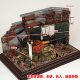 Tank Factory Maintenance Workshop Building Assembly Model Kit Sand Table Scene Platform Display Base 1:35
