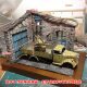 Brick and Concrete House Courtyard Building Assembly Model Making Materials Sand Table Scene Display Base 1:35