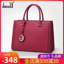 Mother bag 2021 new leather womens bag middle-aged mother-in-law atmospheric handbag red wedding wedding bag messenger bag