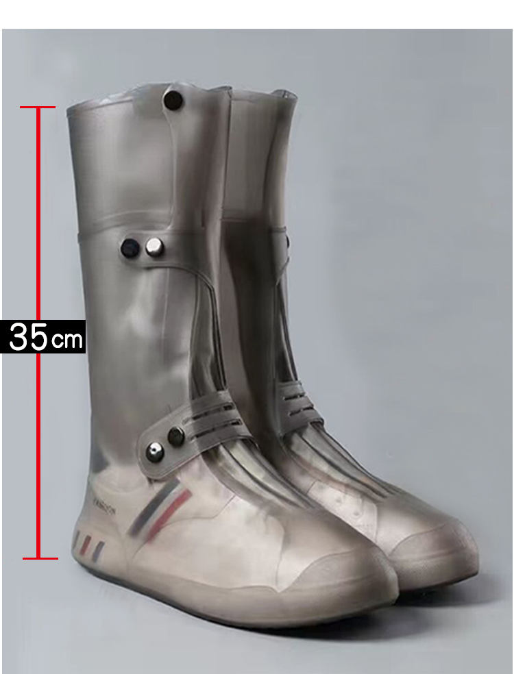 Bọc giày đi mưa, chống mưa, chống trượt, dày và chống mài mòn, bọc giày silicon leo núi, mang đi cho người lái, bọc giày cao cấp thời trang ủng chống đinh 