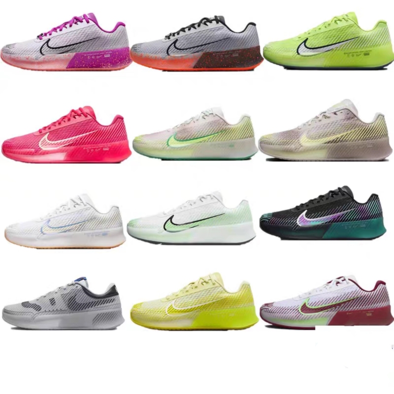 Nike Official Vapor 12 Men's Tennis Shoes Winter Us Open New Low-Top Breathable Lightweight Cushioning