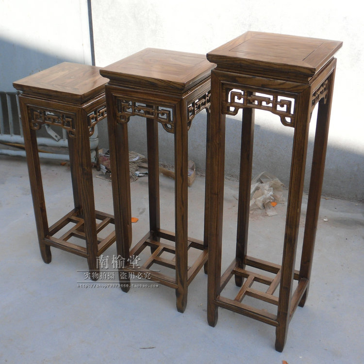 Đồ nội thất cổ, rắn gỗ khung nhện hoa tiệm khung bình cổ điển Trung Quốc - Bàn trà bàn phòng khách hiện đại