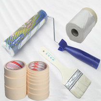 Professional paint brush wall brush latex paint wall paint tools collection roller wool brush sandpaper