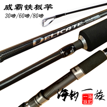 Special Price Weiba Fishing Rod DEXATE JIGKING 150 gr 400 gr South Oil Sissar with a straight shank iron bar
