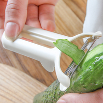 Fruit peeler kitchen multifunctional Planer potato cucumber peeler Apple cutting tool fruit Planer scraper spatula